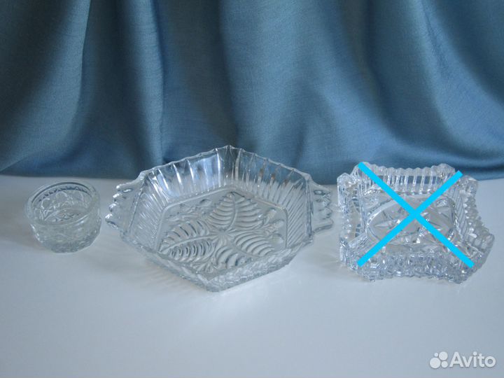 Хрусталь Чехословакия, СССР для сервировки стола