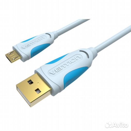 Кабель USB2.0 тип А(m) -microB(5P) 0.25м #192278