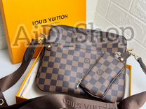 Сумка Louis Vuitton 3в1 мужская (коричневая)