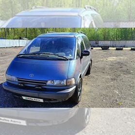 Toyota Previa 2.4 AT, 1994, битый, 430 000 км