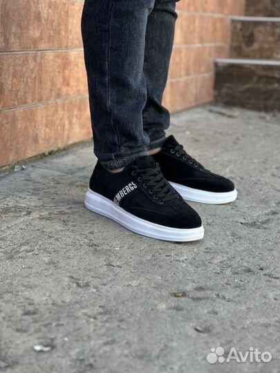 Кеды мужские bikkembergs замшевые