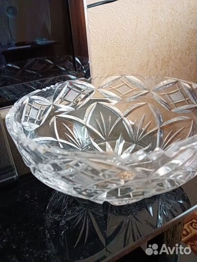 Салатник хрусталь