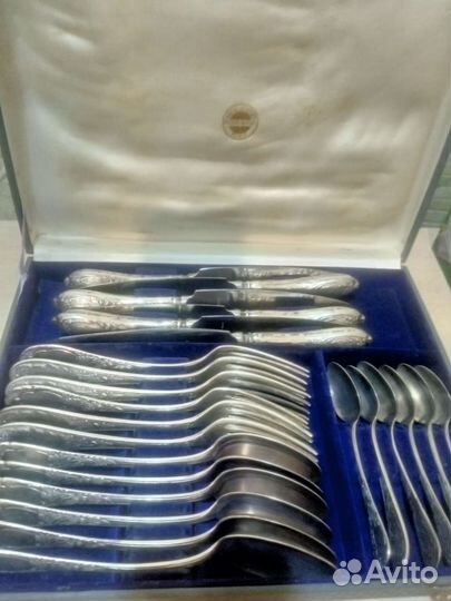 Набор столовых приборов мельхиор СССР