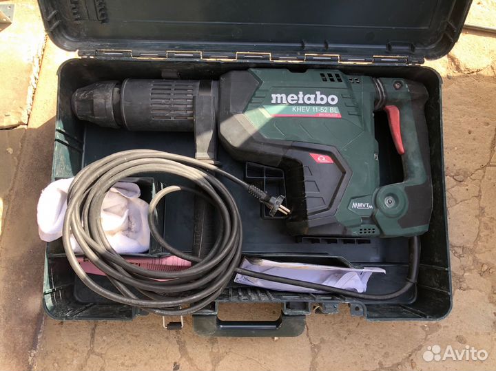 Перфоратор metabo khev 11-52 BL