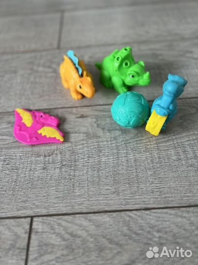 Play doh набор динозавры