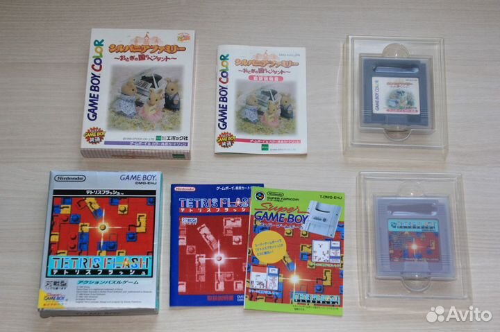 Nintendo GameBoy GBC GBA редкие игры japan