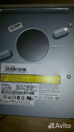 DVD-RW привод NEC