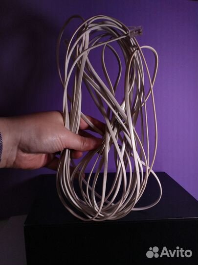 Патчкорд Ethernet кабель почти 10 метров