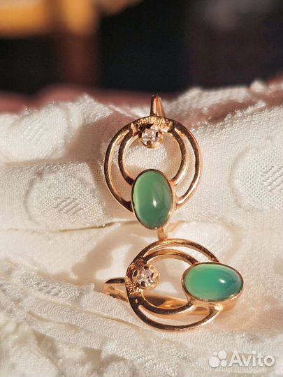 Золотые серьги 583 СССР