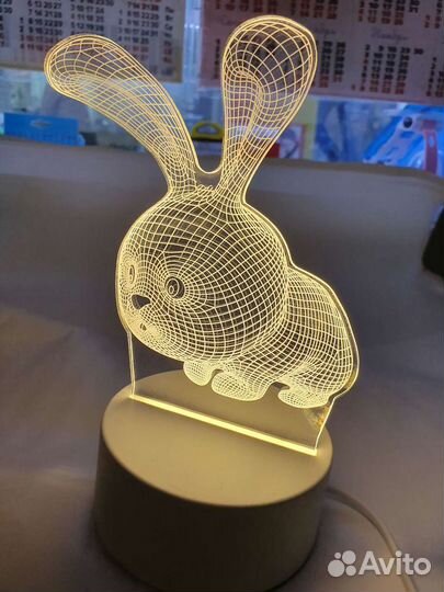 3D ночники