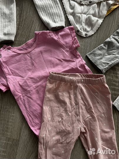 Вещи пакетом 74 80 86 девочка