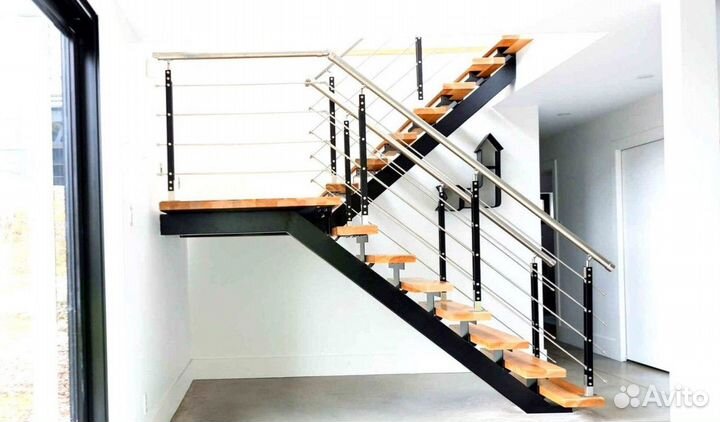 Лестница под ключ дизайн 5033