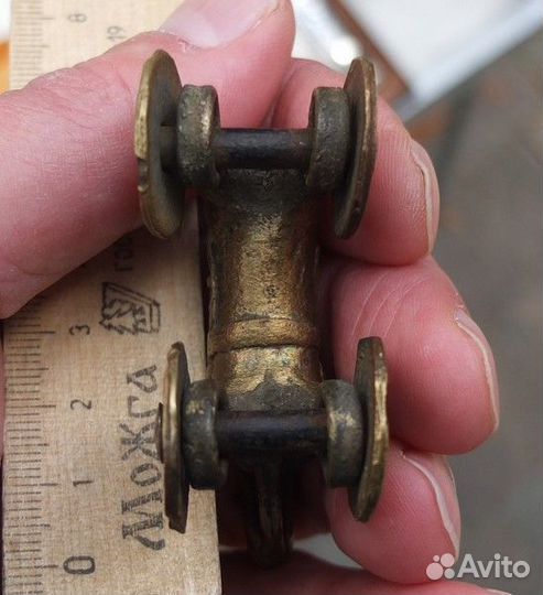 Бронзовая статуэтка Всадник на лошадке, детская