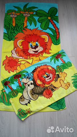 Набор Подарочный: 3 Новые Полотенца махровые детск