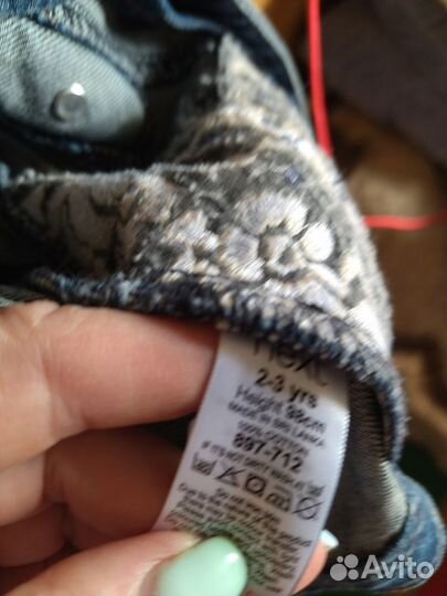 Джинсовка для девочки next 2-3 года