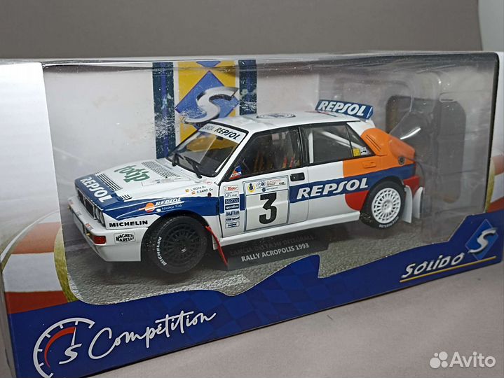 Lancia Delta Integrale HF Rally Acropolis '93 1:18