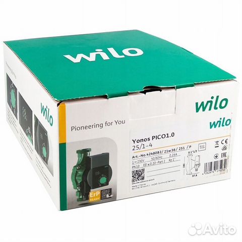 Циркуляционный насос Wilo yonos pico1.0 25/1-4