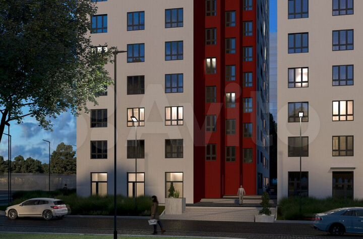 1-к. квартира, 54,7 м², 4/24 эт.