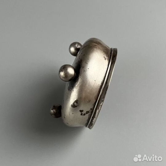 Серебряная сахарница и солонка.Хлебников. 84 проба