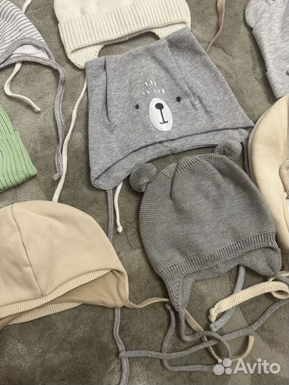 Детские шапочки для новорожденных