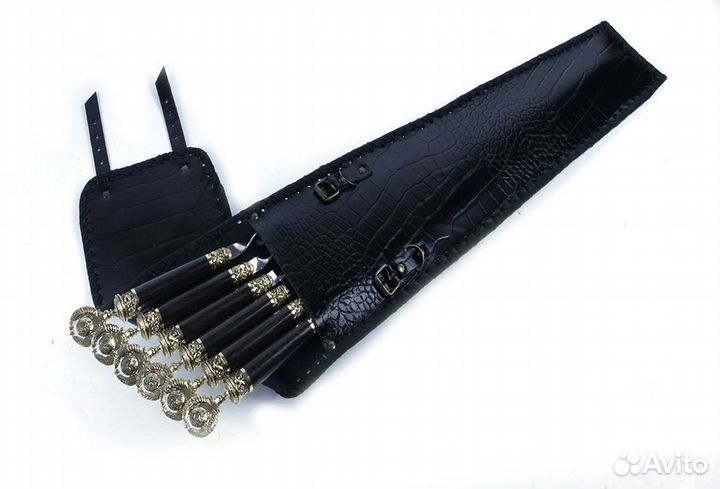 Набор шампуров в чехле - герб СССР