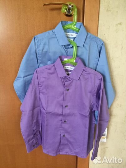 Рубашки Calvin Klein новые на 7 лет