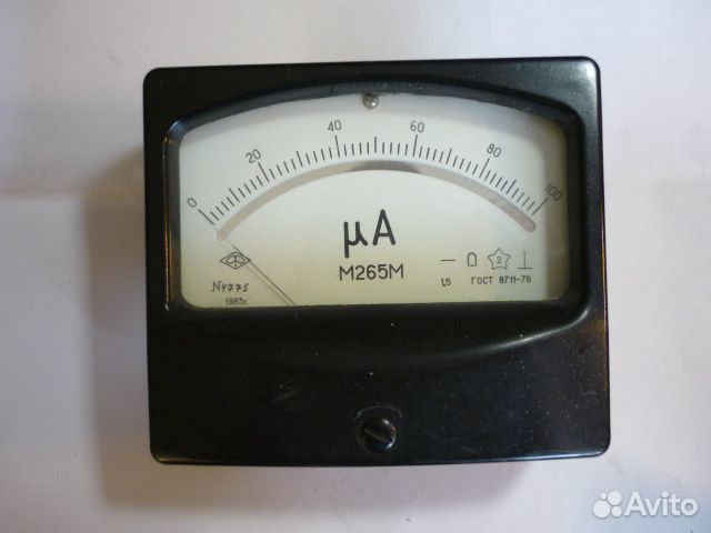 Стрелочная измер.головка 100мкА Шунт 75 шсм 3-50-0