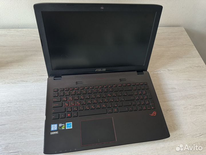 Игровой ноутбук Asus rog GL552v