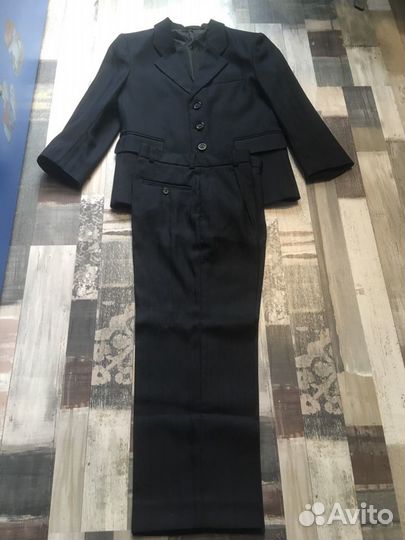 Костюм школьный, синий, новый рост 122 см