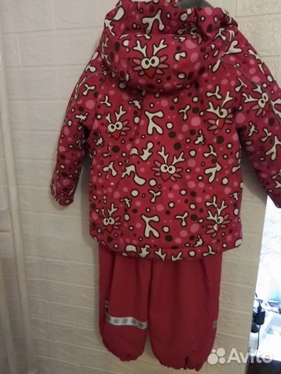 Зимний костюм для девочки 98