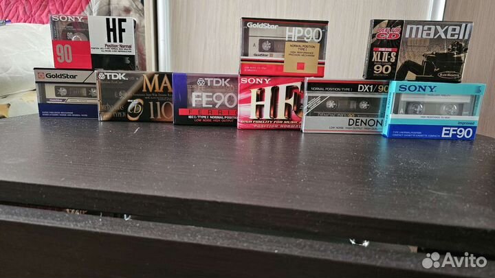 Аудиокассеты новые запечатанные