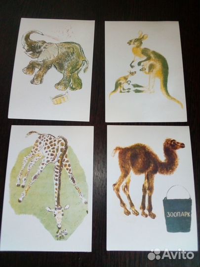 Чарушин Евгений. Буклет открыток