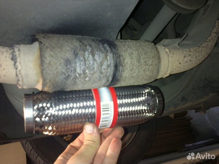 Замена гофры глушителя Renault Duster II 2020-25