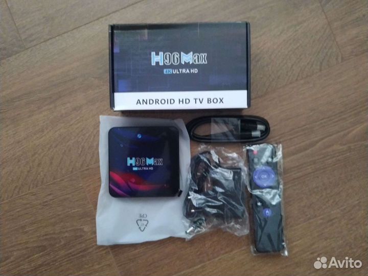 Андроид тв приставка h96max новая