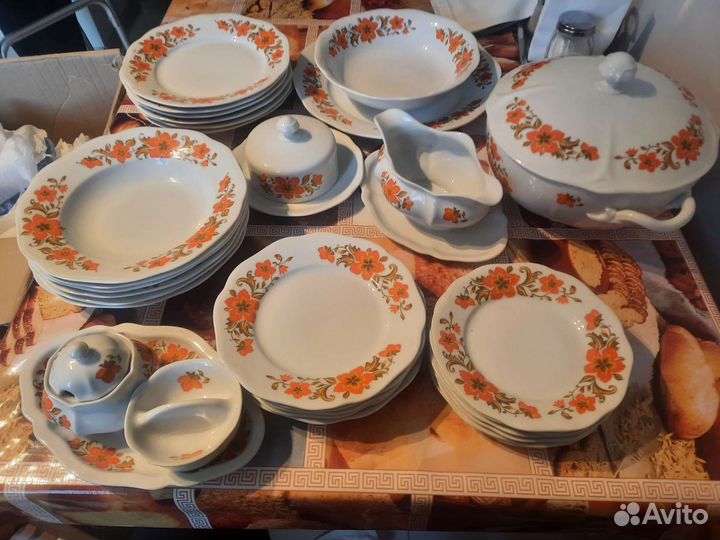 Столовый сервиз новый.Богемия