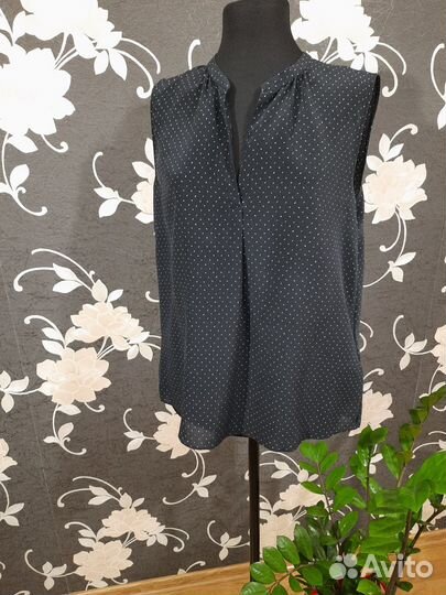 Блуза топ Massimo Dutti 46 шелк