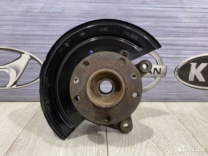 Кулак поворотный Цапфа Ступица в сборе Renault dus