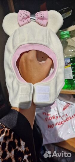 Шапка шлем 42-44 чудо кроха новая