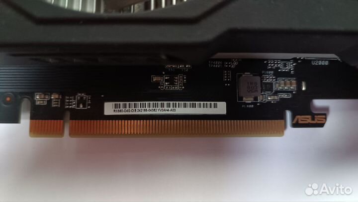Видеокарта asus AMD Radeon RX560 4гб