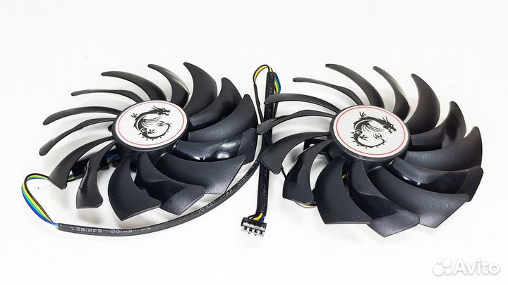 Двойной кулер для видеокарты MSI Gaming