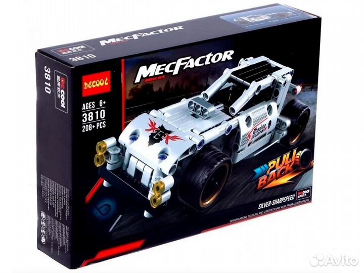 Конструктор MecFactor Гоночная машина Technic