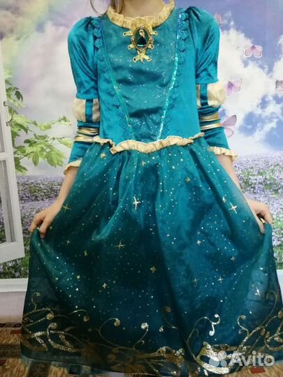 Новогодний костюм Мериды с париком 8-10 лет