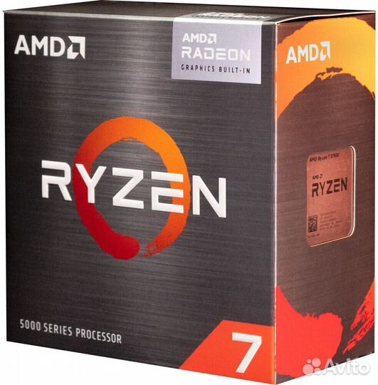 Процессор AMD Ryzen 7 5700G BOX (с кулером)