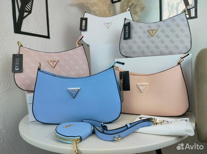 Сумка guess alexie на плечо 5 расцветок