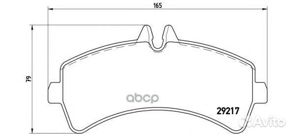 Колодки тормозные P50060 Brembo