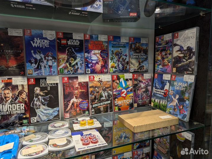 Картриджи Nintendo Switch обмен\прокат