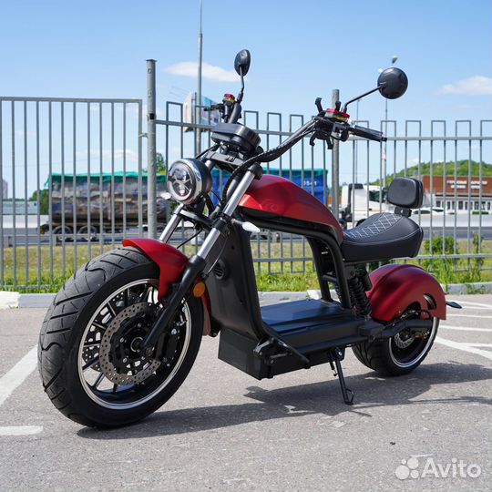 Электроскутер EcoMoto Premium Chopper E3000