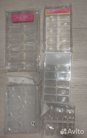 Гелевые типсы, палитры, верхние, нижние формы