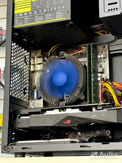 Игровой пк / Intel Core i3, RX 570, SSD + HDD