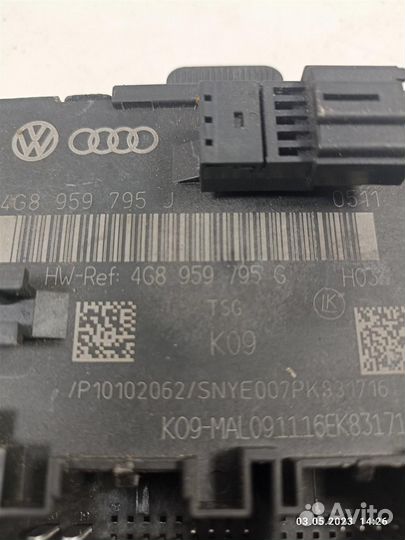 Блок управления двери передней левой 4G8959795G